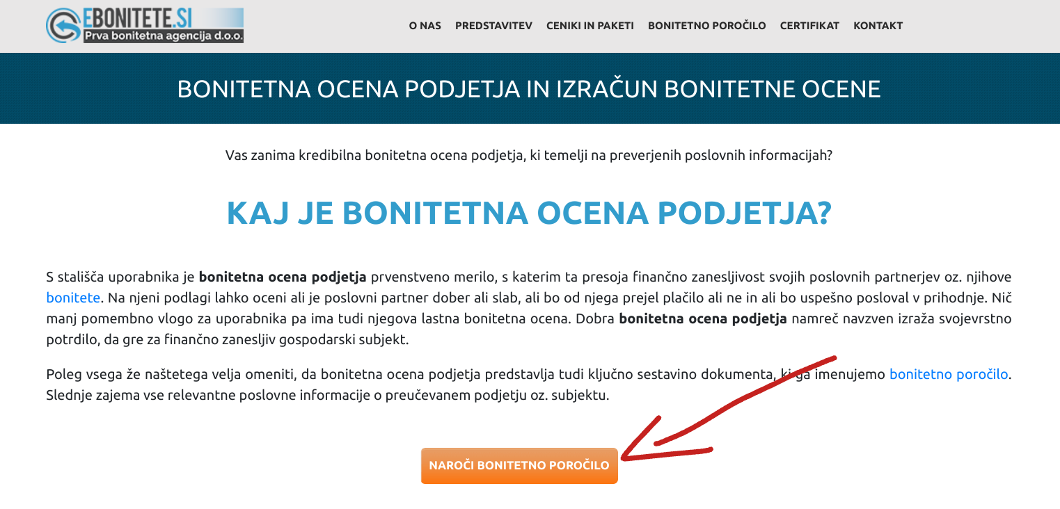 copywriting triki - bonitetna ocena